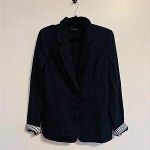 41 Hawthorn navy blue blazer with striped detail under the collar size XL